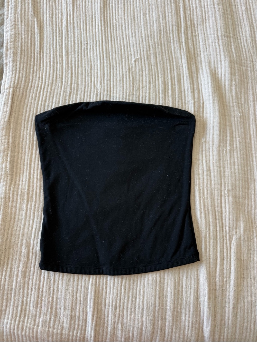 Garage Black Tube Top Size Small